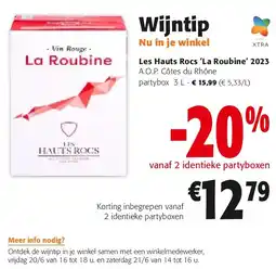 Colruyt Les Hauts Rocs ‘La Roubine’ 2023 aanbieding