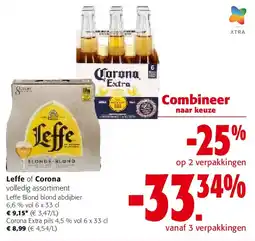 Colruyt Leffe Blond blond abdijbier 6,6 % vol 6 x 33 cl aanbieding
