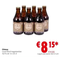 Colruyt Chimay Goud blond trappistenbier aanbieding