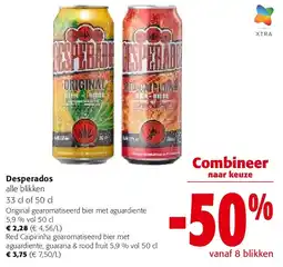 Colruyt Desperados Original gearomatiseerd bier met aguardiente 5,9 % vol 50 cl aanbieding