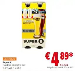 Colruyt Super 8 Flandrien alcoholvrij bier aanbieding