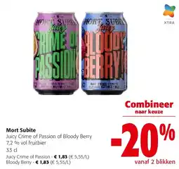 Colruyt Mort Subite Juicy Crime of Passion aanbieding