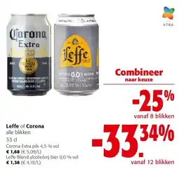 Colruyt Corona Extra pils 4,5 % vol aanbieding