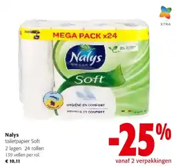 Colruyt Nalys toiletpapier Soft aanbieding