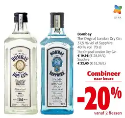 Colruyt Bombay The Original London Dry Gin aanbieding