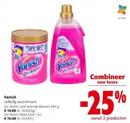 Colruyt Vanish Oxi Action voor levende kleuren 940 g aanbieding