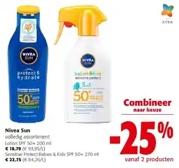 Colruyt Nivea Sun Lotion SPF 50+ 200 ml aanbieding