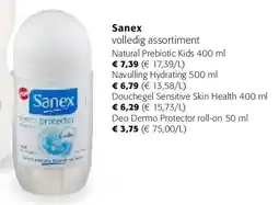 Colruyt Sanex Deo Dermo Protector roll-on 50 ml aanbieding