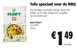 Colruyt Boni Plan’t tofu BBQ 180 g aanbieding