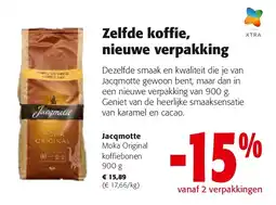 Colruyt Jacqmotte Moka Original koffiebonen 900 g aanbieding