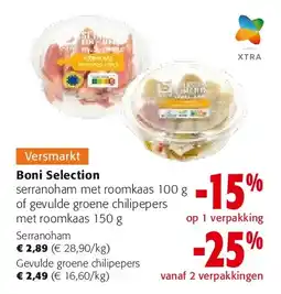 Colruyt Boni Selection Serranoham aanbieding