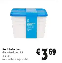 Colruyt Boni Selection diepvriesdozen 1 L aanbieding
