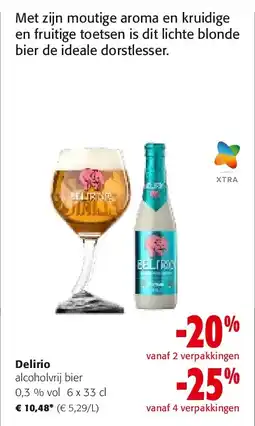 Colruyt Delirio alcoholvrij bier aanbieding
