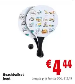 Colruyt Beachballset hout aanbieding