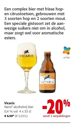 Colruyt Vicaris Nano° alcoholvrij bier aanbieding