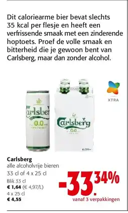 Colruyt Carlsberg alle alcoholvrije bieren aanbieding