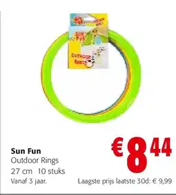 Colruyt Sun Fun Outdoor Rings aanbieding