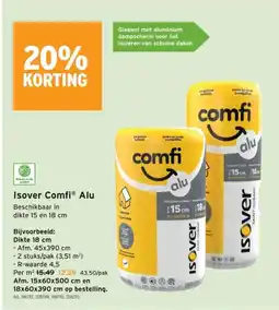 GAMMA Isover ComfiⓇ Alu aanbieding