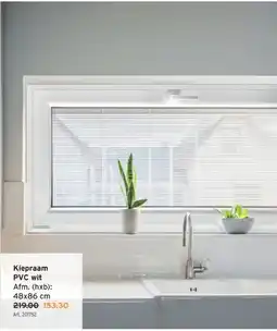 GAMMA Kiepraam PVC wit Afm aanbieding