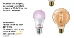 GAMMA Philips smart led peer E27 60 W aanbieding