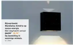 GAMMA Wandlamp Alméria op zonne-energie aanbieding