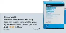 GAMMA Handson voegmiddel wit 2 kg aanbieding