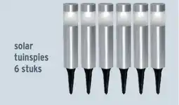 GAMMA solar tuinspies 6 stuks aanbieding