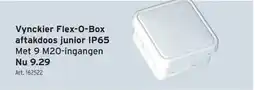 GAMMA Vynckier Flex-O-Box aftakdoos junior IP65 Met 9 M20-ingangen aanbieding