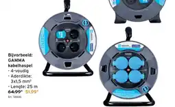GAMMA GAMMA kabelhaspel aanbieding