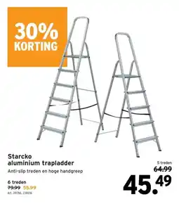 GAMMA Starcko aluminium trapladder aanbieding