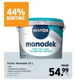 GAMMA Histor Monodek 10 L aanbieding