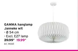 GAMMA GAMMA hanglamp Janneke wit aanbieding