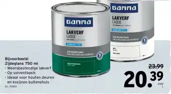 GAMMA Zijdeglans 750 ml aanbieding