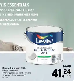 GAMMA Muurverf & primer 2,5 L aanbieding
