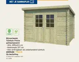 GAMMA Tuinhuis Fresia geïmpregneerd aanbieding