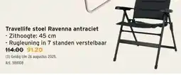 GAMMA Travellife stoel Ravenna antraciet aanbieding