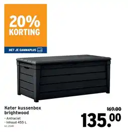 GAMMA Keter kussenbox brightwood aanbieding