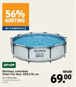 GAMMA Bestway zwembad Steel Pro Max 305x76 cm aanbieding
