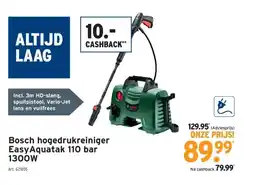 GAMMA Bosch hogedrukreiniger Easy Aquatak 110 bar 1300W aanbieding