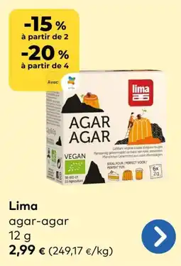 Bio Planet Lima agar agar aanbieding