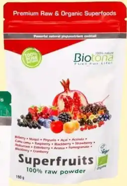 Bio Planet Biotona Superfruits aanbieding