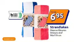 Action Strandlaken aanbieding