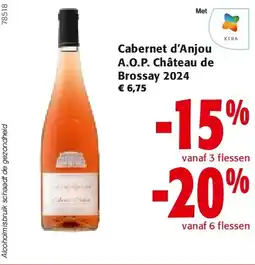 Colruyt Cabernet d’Anjou A.O.P. Château de Brossay 2024 aanbieding