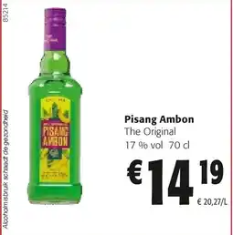 Colruyt Pisang Ambon The Original 17 % vol 70 cl aanbieding