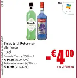 Colruyt Smeets Cactus 20% vol aanbieding