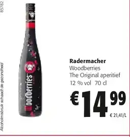 Colruyt Radermacher Woodberries The Original aperitief aanbieding