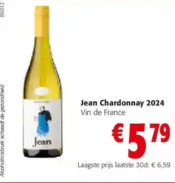 Colruyt Jean Chardonnay 2024 Vin de France aanbieding