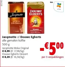 Colruyt Jacqmotte Moka Original aanbieding