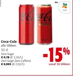 Colruyt Coca-Cola Zero Sugar aanbieding