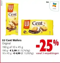 Colruyt LU Cent Wafers Original aanbieding